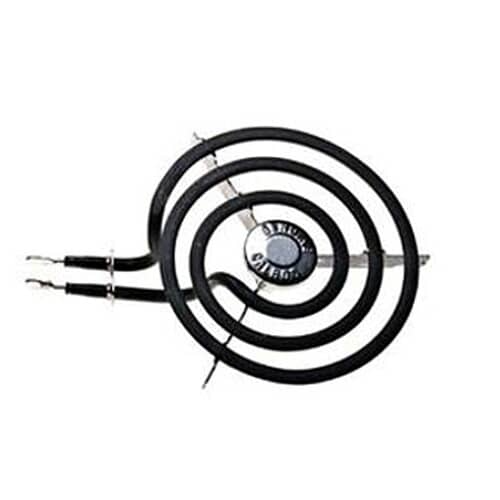 6-inch stove coil element used for electric range cooktops.