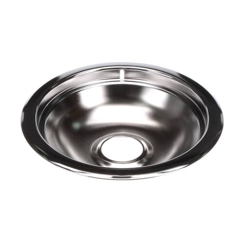 GE WB31M1 6-Inch Chrome Electric Range Burner Drip Bowl.