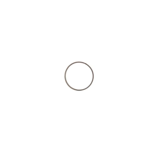 Top view of GE WH02X10093 compression ring designed for GE washer tub and hose connection.