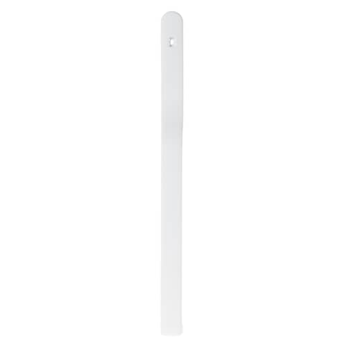 GE WR12X10107 OEM white refrigerator door handle replacement designed for secure grip and easy installation.