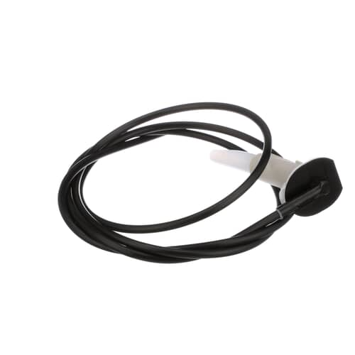 Angled view of GE WR17X11168 grommet and tubing assembly designed for GE refrigerator water dispenser systems.