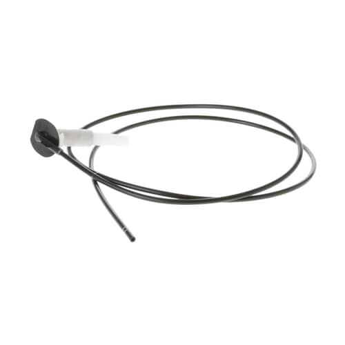 Front view of GE WR17X11168 OEM refrigerator grommet and tube assembly for water system connection.