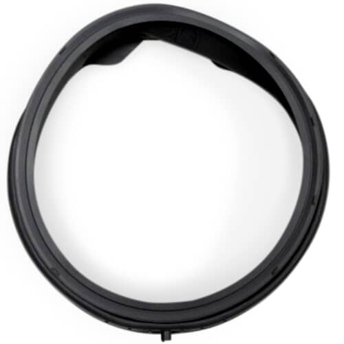 LG 4986ER0004B OEM washer door gasket, designed to create a watertight seal between the drum and front door.