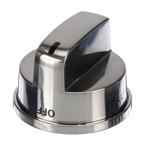 Rear view of the LG EBZ37189609 knob showing the mount and SUPER BOIL HI markings.