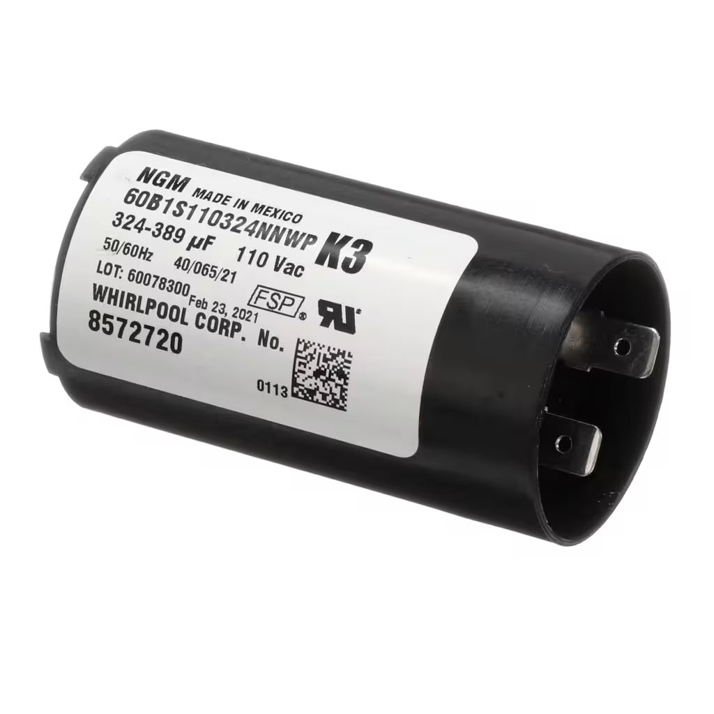 OEM dishwasher motor capacitor WP8572720
