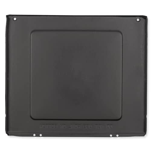 Black rectangular oven or broiler pan