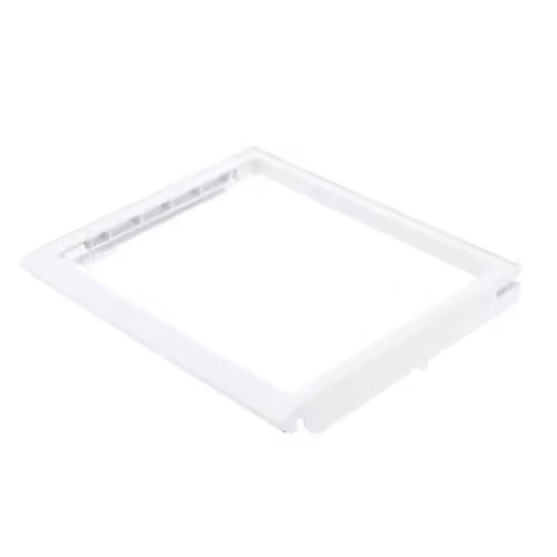 Whirlpool W10508993 glass crisper cover shelf front view