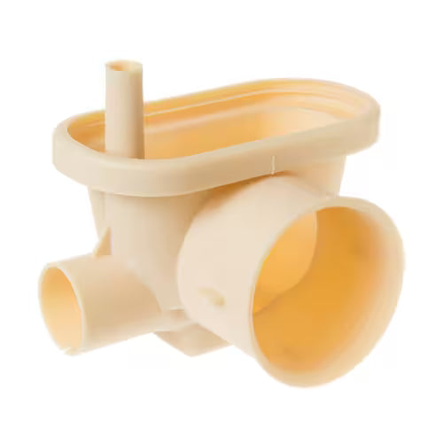 Close-up of WD18X10034 sump inlet component GE dishwasher