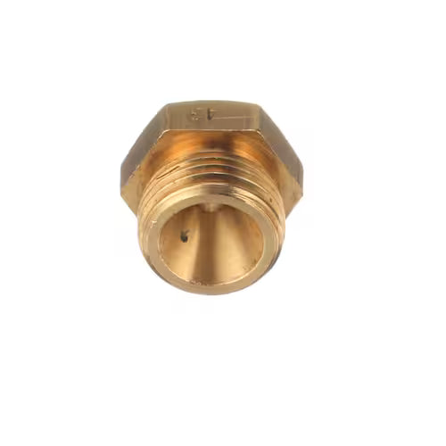 Close-up of burner orifice WP15418 threads and port