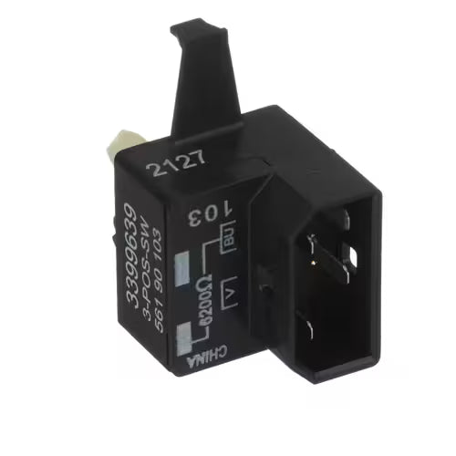 Dryer selector switch WP3399639 installed in Whirlpool/Maytag dryer control block