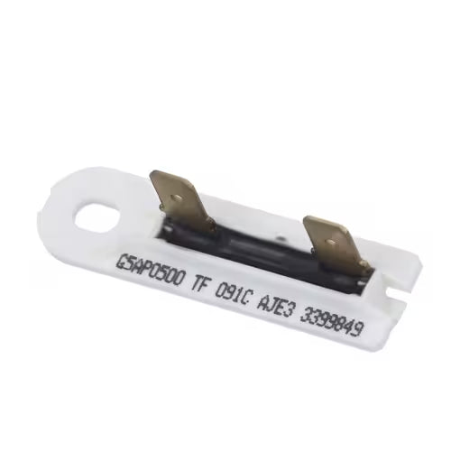 Close-up of terminals and mounting tabs on WP3399849 fuse