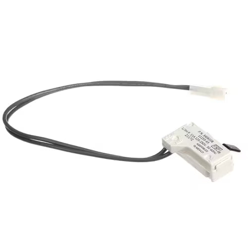 Broken door switch WP3406108 removed from dryer side by side new part