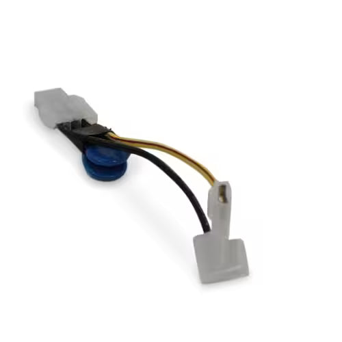 Dryer sensor wiring harness WP3406653 installed inside appliance