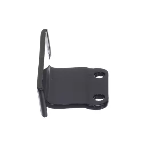Refrigerator door stop WR02X10782 installed on GE refrigerator hinge area