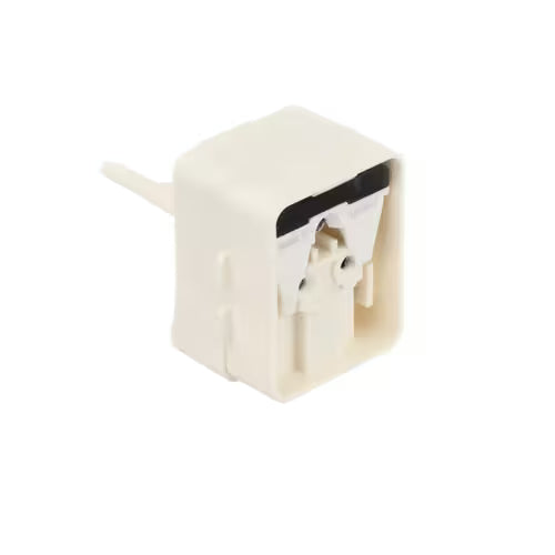 WR09X10107 installed on compressor in GE refrigerator