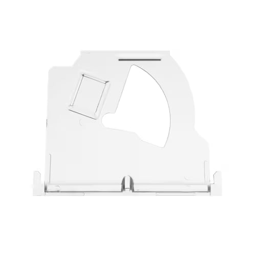 Close-up of part number WR17X11497 molded into crusher cover plate