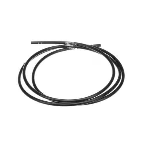 Replacement water tubing WR17X11625 installed in GE refrigerator water connection