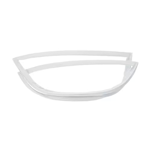 Close-up of part number WR24X10077 molded on gasket edge