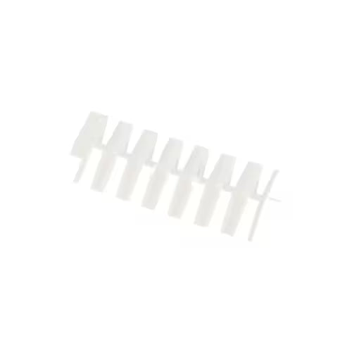 Close-up of GE WR29X10085 label on ice maker arm