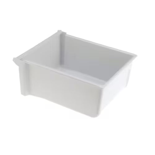 GE WR32X1455 drawer installed in refrigerator lower produce compartment