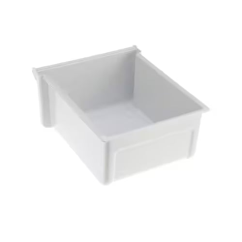 GE WR32X1455 twin lower vegetable pan front view