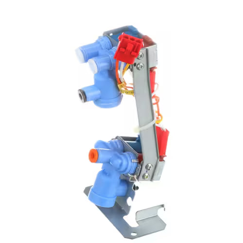 GE WR57X10022 water valve and bracket assembly front view