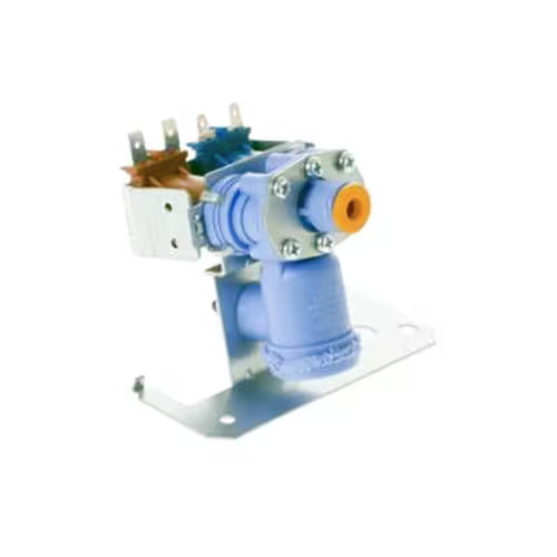 Installation of WR57X10023 water inlet valve in GE refrigerator back panel