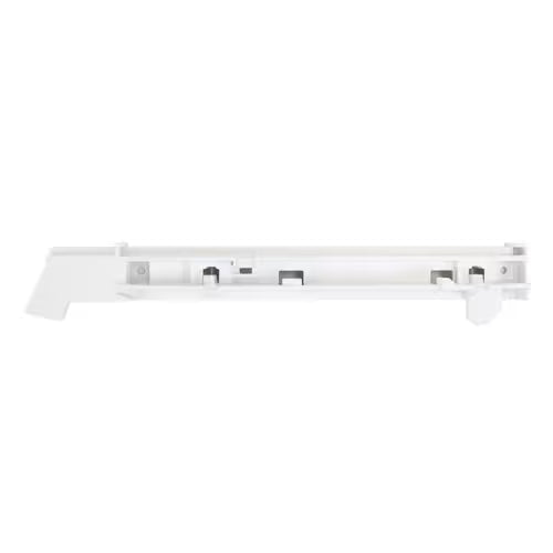 OEM GE refrigerator part WR72X242 close-up of slide rail track