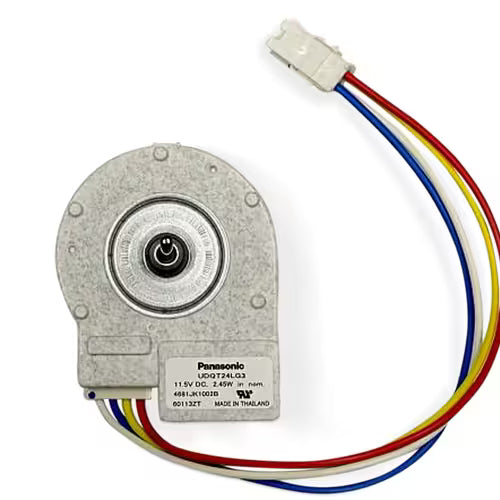 Installation of WR84X10055 fan motor in GE refrigerator condenser compartment