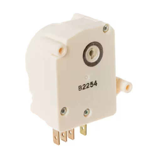 Defrost timer WR9X520 installed behind refrigerator control panel