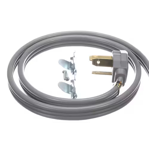 WX09X10006 GE 3-prong 4-foot power cord replacement part for electric dryer
