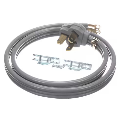 WX09X10006 GE 3-prong 4-foot power cord replacement part for electric dryer