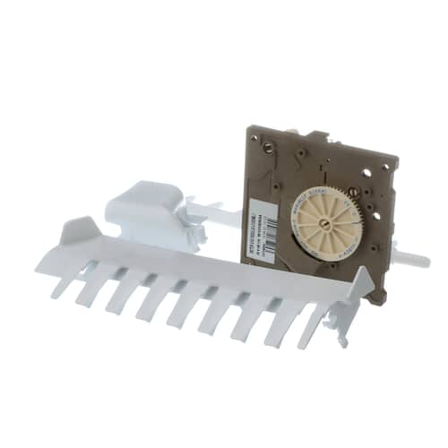 8201515 Icemaker Control Module shown with ejector arm and mounting components