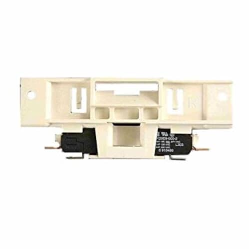 Top-down view of the OEM 99002254 white plastic door switch holder