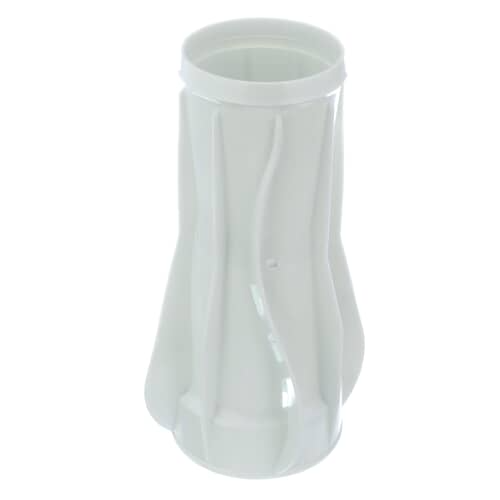 A view of the main body of the Whirlpool WP63753 lint filter with the cap removed, showing its contoured shape.