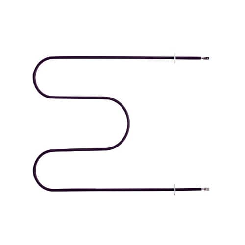 Close-up of the heating element electrical terminals.