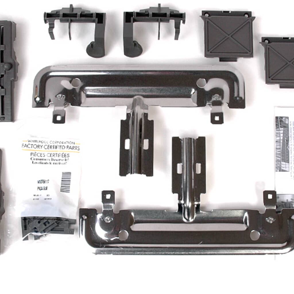 Whirlpool W10712394 dishwasher rack adjuster kit OEM replacement