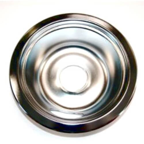 GE WB31X5010 6 Inch Electric Range Chrome Burner Drip Bowl – OEM Replacement