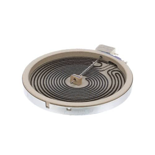 Ceramic radiant heating element for a stove.