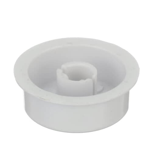 Underside view showing the internal white structure designed to connect to the switch stem.