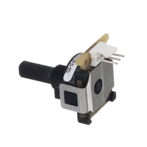 Angled view of the electronic switch used to control dual surface elements.