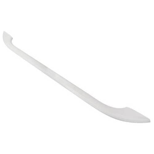 Angled view of the long, curved white handle (316545301) replacement part