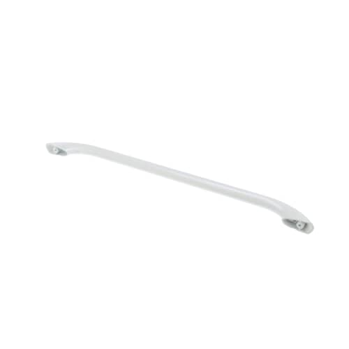 Electrolux 316545301 white oven door or drawer handle showing the end mounting points.