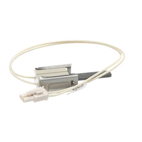 Front view of the flat-style ceramic ignitor element.