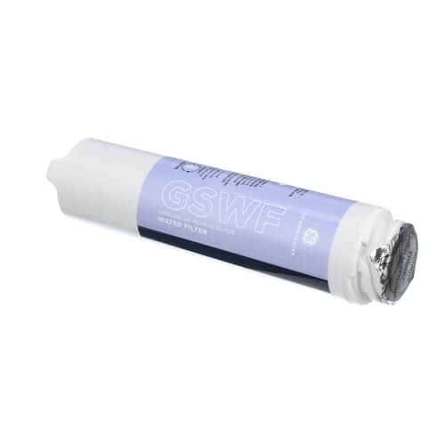 Front view of the filter showing the white housing and the blue "SmartWater filtration" graphic.