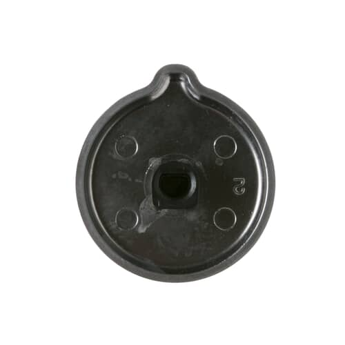 GE WB03T10268 Gas Range Surface Burner Knob with brushed stainless steel finish.