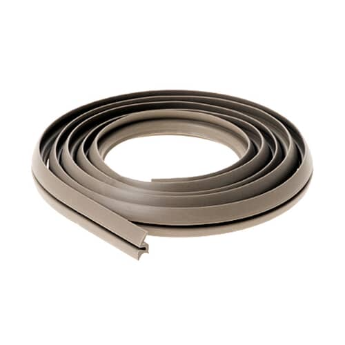 Close-up of the rolled gasket material, showing the cross-section design.