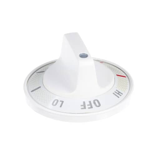 Rear view of the WB3K5243 knob, showing the D-shaped shaft hole.