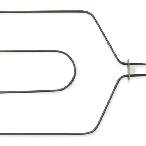 GE WB44K5009 Broil Element, showing the main heating loop and terminal attachment plate.