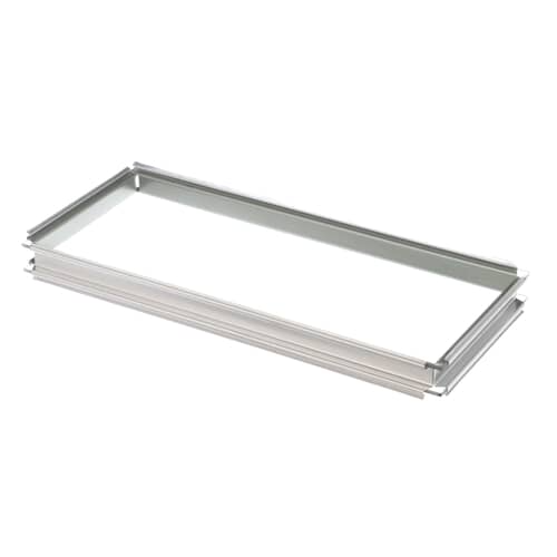 Another angled view of the inner glass panel and frame.